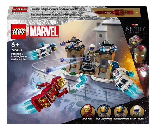 Lego Marvel Iron Man & Iron Legion Vs Hydra Soldier 76288 135 Super Heroes Marvel