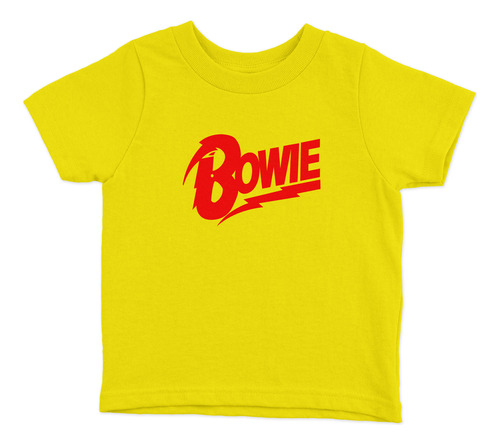 Polera Niños David Bowie Musica 100% Algodón Wiwi