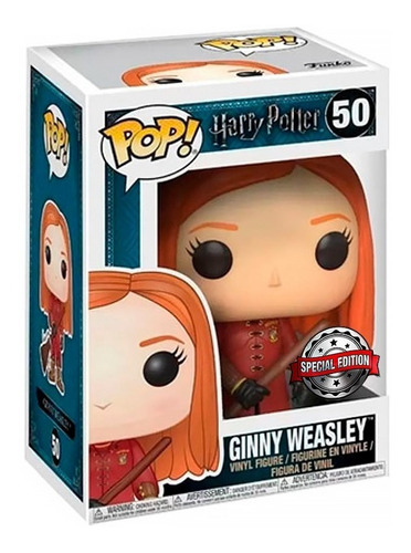 Imagem 2 de 3 de Boneco Funko Pop Harry Potter Quidditch Gina Weasley 50