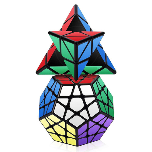 Pirámide Cubo De Velocidad Set 2 Pack Magia Megaminx Cubo Tw