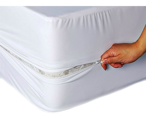 Imagen 1 de 7 de Protector Colchón Total Semidoble Impermeable Antiácaros