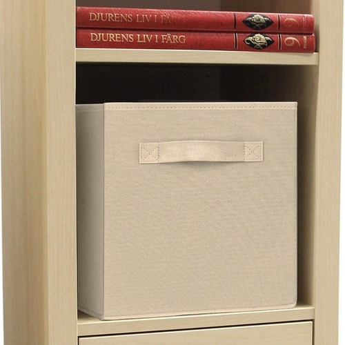 Imagen 3 de 7 de Canasto Cesto Caja Plegable Organizador Tela Deco Compactor