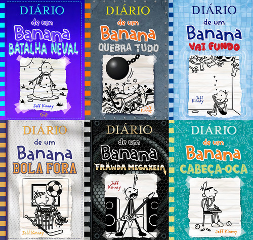 Diário De Um Banana Do 13 Ao 18 - Capa Dura, De Jeff Kenney. Diário De Um Banana, Vol. 6. Editorial V&r, Capa Dura Em Português, 2023