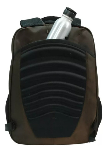 Mochila Porta Notebook Laptop Urbana Reforzada Color Oxido Diseño De La Tela Lisa