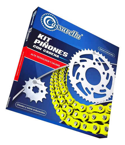 Kit Arrastre Cassarella Honda Xr 125 L Oring Dorada