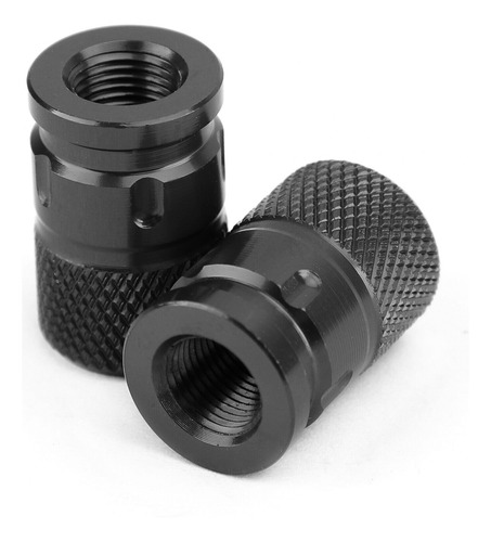 Cnc Aluminum Black Anti-thief Tire Valve Stem Cap For Mo Ccf