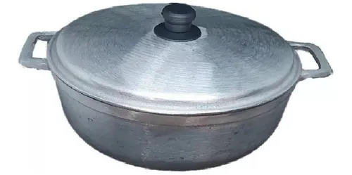 Caldero Fundido Aluminio 28cm Diámetro,perol Olla #10