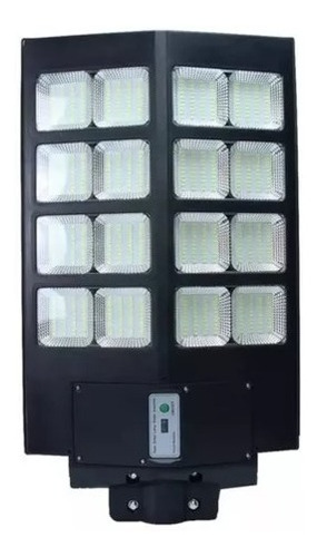 Foco Solar 600w Poste Con Control Remoto + Panel Solar