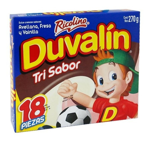 Duvalinricolinotrisaboravellana, Fresa, Vainilla 270g 18 u
