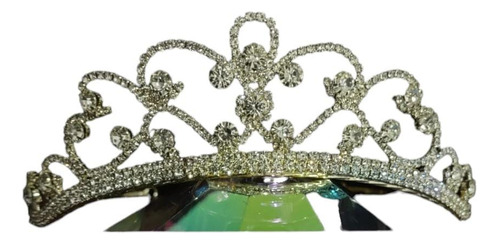 Corona Tiara Tocado Princesa Reina Novia Niña Quince Años Xv