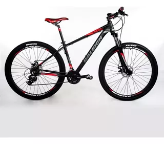 Mountain bike Raleigh Mojave 2.0  2018 R29 15" 21v frenos de disco mecánico cambios Shimano Tourney TX50 y Shimano Tourney TX800 color negro/rojo  