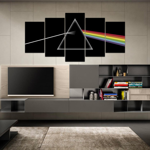 Quadro Decorativo 129x63 Sala Quarto Dark Side Of The Moon