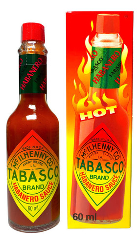 Molho De Pimenta Habanero Tabasco 60ml