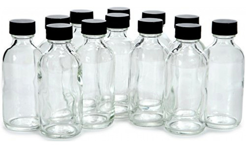Pelucas Vivaplex, 12, Transparente, Botellas De Vidrio De 2 