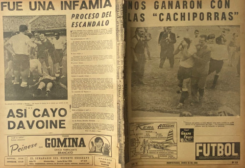Fútbol Actualidad Diario, 319 Infamia En Maracaná 1956 Leer