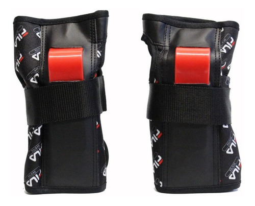 Set De Protecciones Fila Pro Rojas Adulto Talla Extra Grande