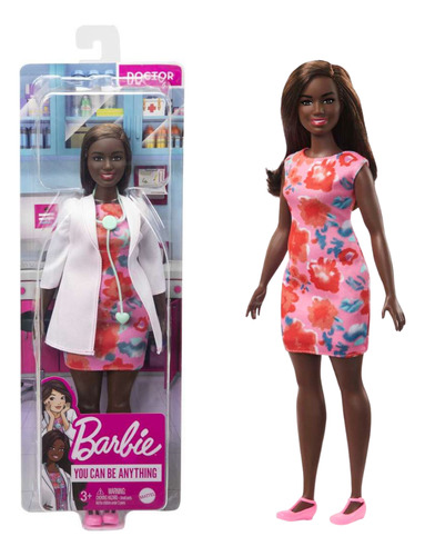 Barbie Profesiones Muñeca Doctora Morena