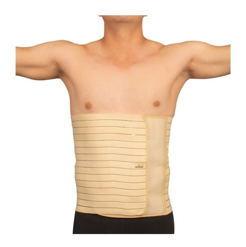 Faja Abdominal Elástica Transpirable Beige Benesta