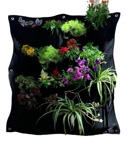 Paq. Con 2 Jardínes Vertical De Geotextil, Con 16 Bolsas