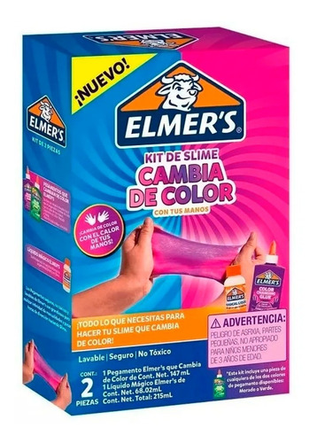 Slime Elmers Gue Kit Para Hacer Slime Cambia De Color