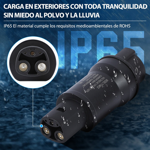 Adaptador Ca Del Estándar Americano A Tesla Nacs Impermeable
