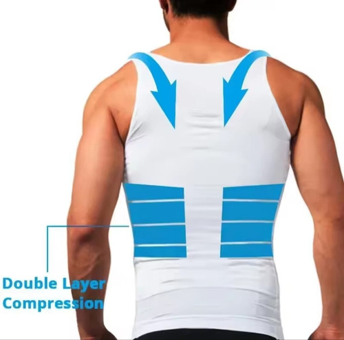 Camiseta Reductora Moldeadora Faja Playera Hombre