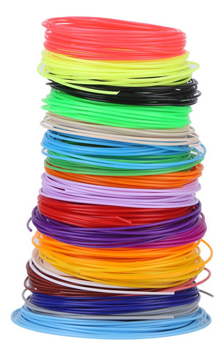 Filamentos De Impresora 3d, 20 Colores, 0.069 in, Compatible