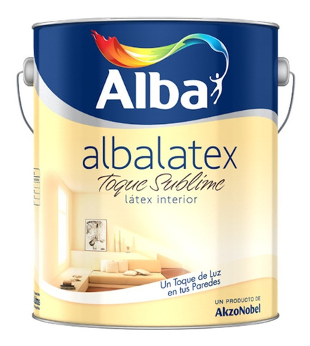 Imagen 1 de 5 de Latex Alba Toque Sublime Blanco X 1 Litro Albalatex
