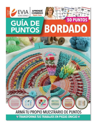 Revista Guía De Puntos Bordado 50 Puntos / Edición Especial 