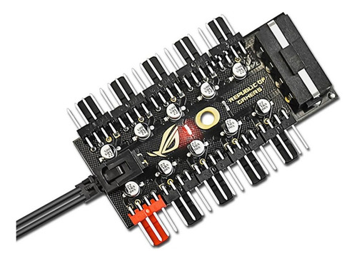 Hub Multi Fan Cooler Controle 10x4 Pinos Pwm Cpu