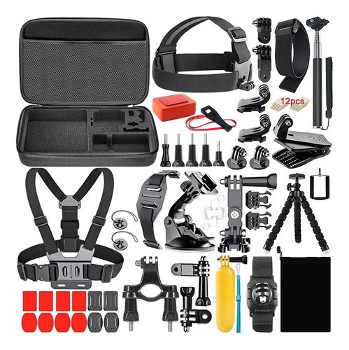 Kit Accesorios 65 En 1 Cámara Deportiva Gopro 11 10 9 8 7 6