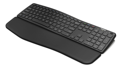 Teclado Ergonomico Con Reposamanos Arteck Universal Wave