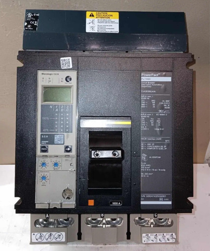 Interruptor Termomagnetico Square D Pja36100u41a 1000a Iline