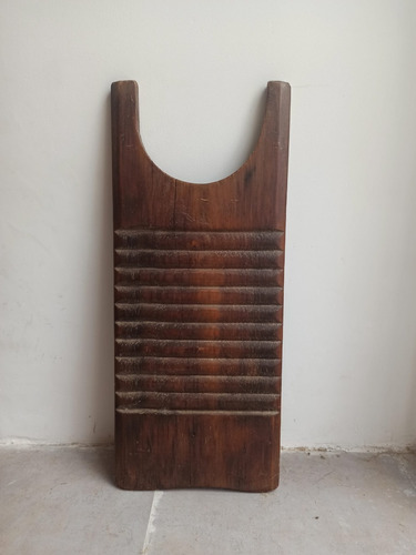 Tabla De Lavar Ropa A Mano Original Antigüedades