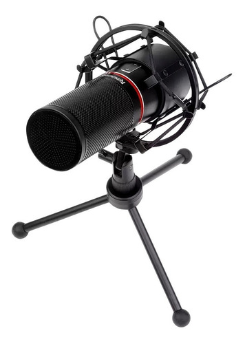 Micrófono Redragon BLAZAR GM300 condensador cardioide negro