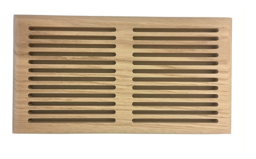 6 inch X 14 inch Ventilacion Madera Roble Blanco Piso Mount