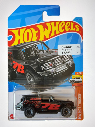 Hot Wheels Ford Bronco R  Borla Edition 