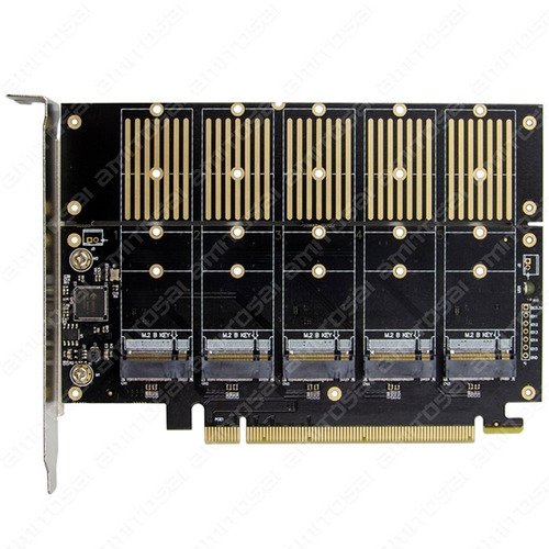 Adaptador 5 Puertos Sata A Pcie Chipset Jmb585 Q0