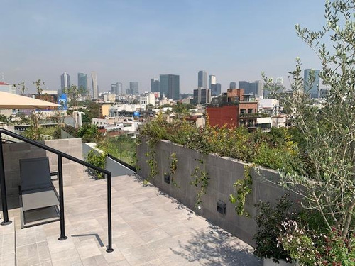 Vía Roma, Rento Departamento Nuevo 62m2, Sala- Comedor, 2 Recámaras, 1.5 Baños, Balcón, Área Para Lavadora-secadora. En Áreas Comunes Alberca, Roof Garden, Coworking, Ludoteca, Gimnasio, Camastros,etc