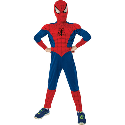 Disfraz De Halloween Para Niño  Spider-man Músculo  Talla