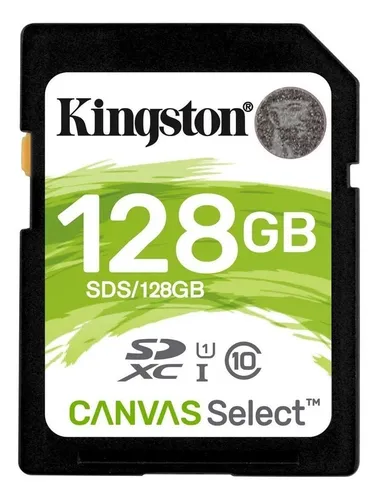 comprar Memoria Flash Sd Kingston Sdxc Canvas Select 128gb 100r Cl10