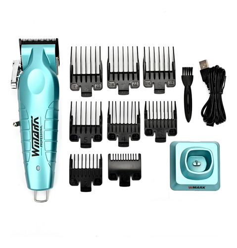 Cortadora de pelo azul profesional Wmark Ng 133 110V/220V