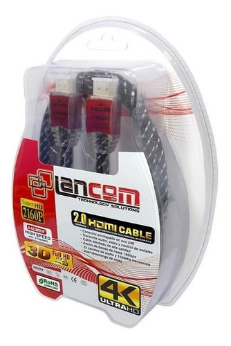 Cable Hdmi Lancom 1.8mts V:2.0 4k