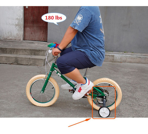 Amuzocity Anillo Ajustable del Estabilizador de La Rueda del Entrenamiento de La Bicicleta de Los Niños de 16-24