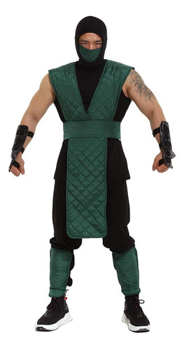 Miccostumes Disfraz De Ninja Para Hombre, Disfraz De Hallowe