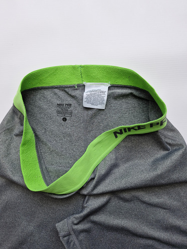 Calza Deportiva Larga Mujer Gris Nike Pro L (Usado)