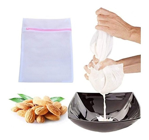 Imagen 2 de 9 de Filtro Colador Malla Fina 3x1 Leche Vegetal Vegana