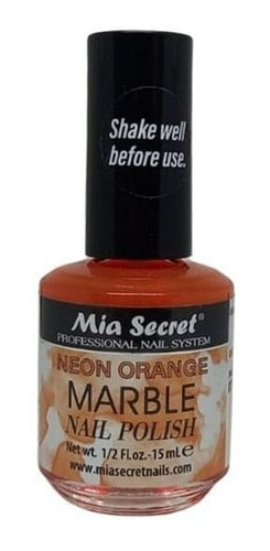 Smalte Marble Marmolado/acuarela Orange Neon Mia Secret 