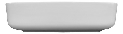 Lux Sany 1073 Lavabo Cerámico Blanco Rectangular Sobreponer