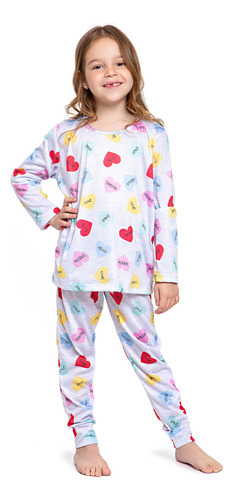 Pijama Niña Corazones Cocot  Art. 7434